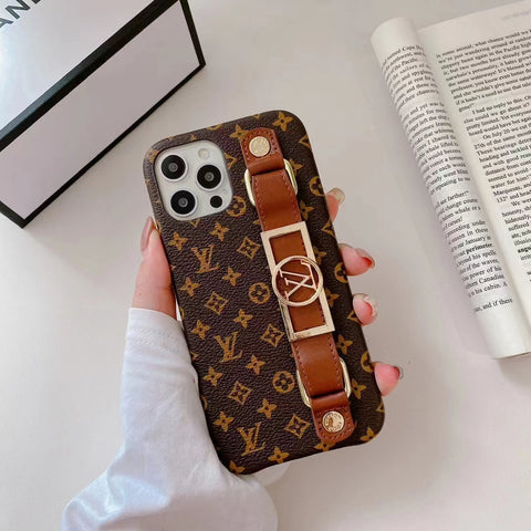 Luxury  wrist strap phone case for iphone