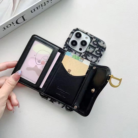 New Luxury  Insert card Crossbody phone case for iPhone