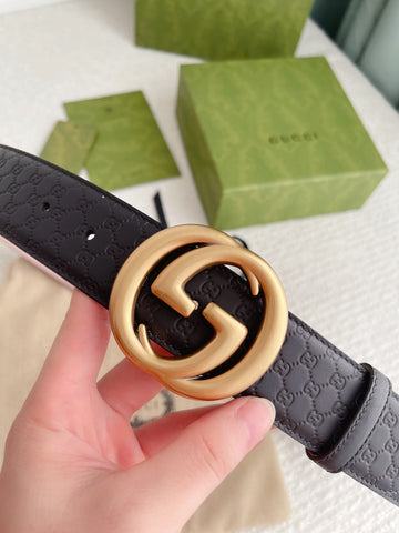 New Luxury Letter printing GC cowhide belt