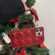 Luxury handbag style phone case