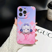 New Fashion Cartoon holder phone case for iPhone