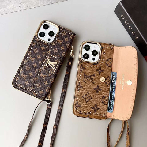 Wallet Crossbody Phone Case for iPhone