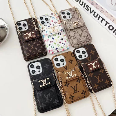 Luxury  Leather card  phone case for iphone