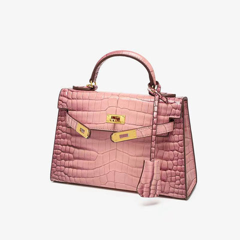 New Luxury crocodile pattern cortex Handbag