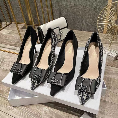 2023 DO Retro pointed toe high heels