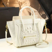 New Luxury Crocodile pattern cowhide Handbag