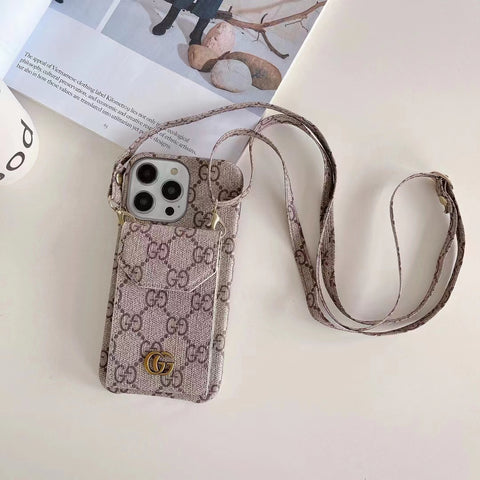 Luxury  Leather card  phone case for iphone