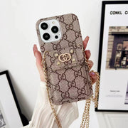 Luxury  Leather card  phone case for iphone