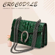 New Retro crocodile pattern cortex Handbag