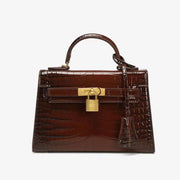 New Luxury crocodile pattern cortex Handbag