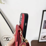 Luxury  Leather card  phone case for iphone