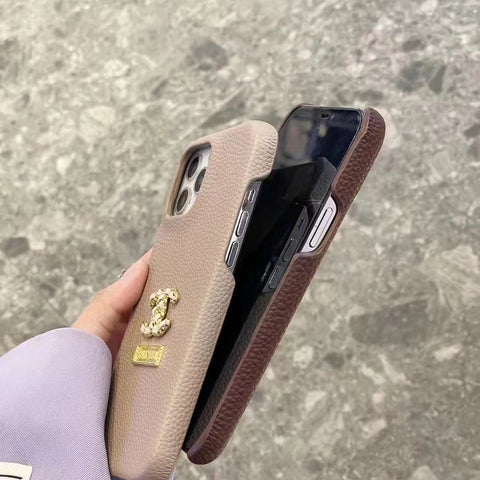 Fashion Luxury CC cortex phone case for iPhone