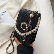 New Luxury Pearl Chain crossbody Universal phone bag