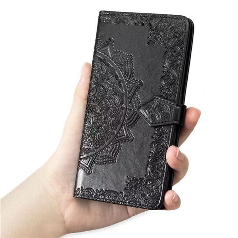 Luxury  leather Card phone case For Samsung Z fold