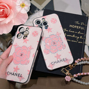 New Pink Camellia phone case for iPhone