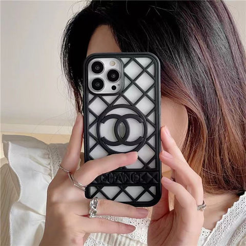 Fashion hollow out heat dissipation phone case for iphone