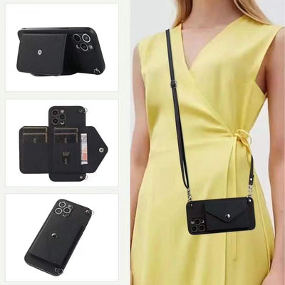 Multifunctional zero wallet crossbody phone case