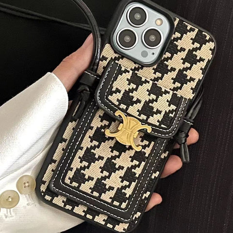 Luxury  Leather card  phone case for iphone