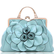 New Fashion Flower cowhide Handbag