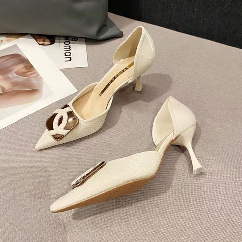 Fashion New CC pointed toe high heels