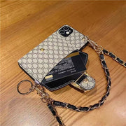 New Luxury  Insert card Crossbody phone case for iPhone