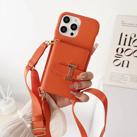 Luxury  Leather card  phone case for iphone