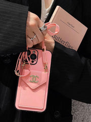 New Luxury  Insert card Crossbody phone case for iPhone