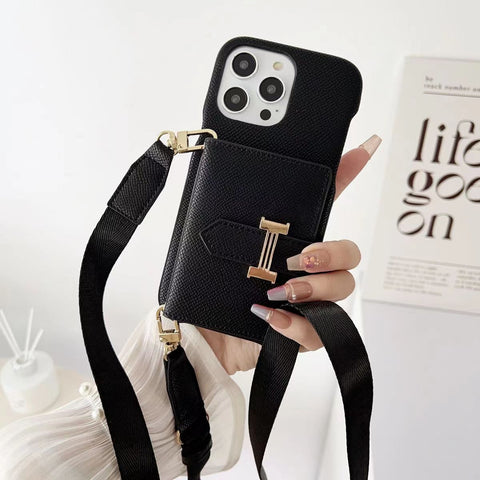 Luxury  Leather card  phone case for iphone