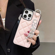 Diamond Wrist strap phone case