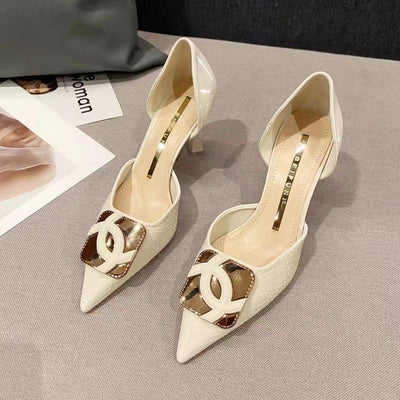 Fashion New CC pointed toe high heels