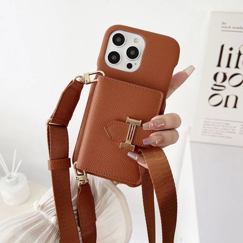 Luxury  Leather card  phone case for iphone