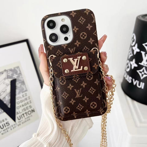 Luxury  Leather card  phone case for iphone