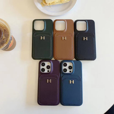 Luxury Insert card  phone case for iPhone