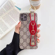 Luxury  wrist strap phone case for iphone