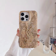 Fashion Glitter Snake pattern phone case for iPhone