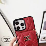 Luxury  Leather card  phone case for iphone