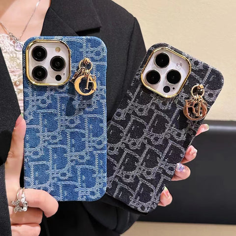 New Fashion Retro denim fabric phone case for iPhone