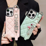 Diamond Wrist strap phone case