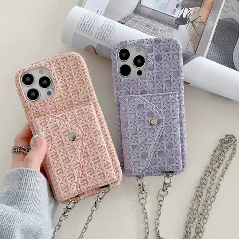 Luxury Card Holder  phone case for iPhone