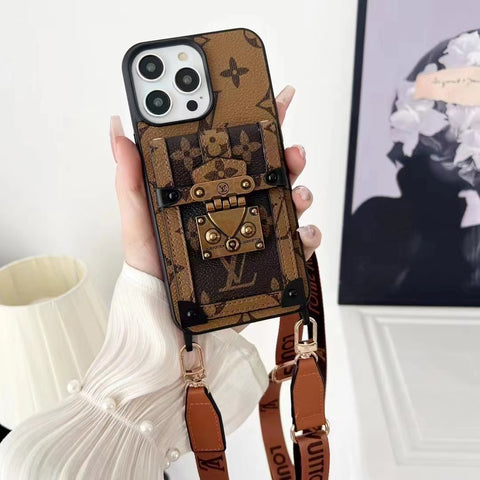 Luxury  Leather card  phone case for iphone