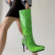 New Fashion Pointed sexy High Heel Long boots