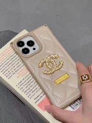 Luxury Pearl Chain phone case for iphone