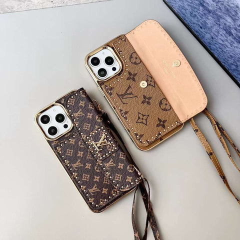 Wallet Crossbody Phone Case for iPhone