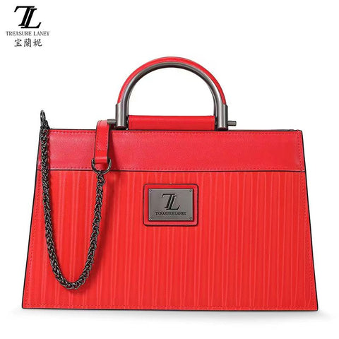 New Luxury temperament cowhide Handbag