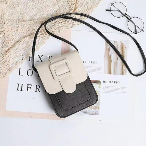 New Fashion splicing crossbody Universal phone bag