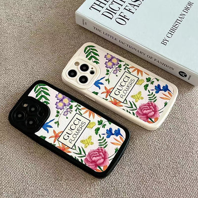 New Fashion flower soft phone case for iPhone