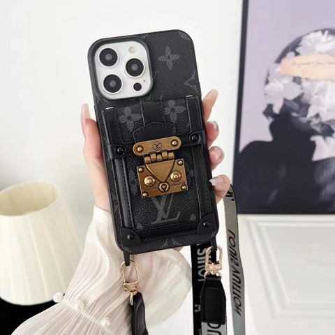 Luxury  Leather card  phone case for iphone