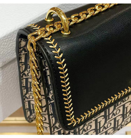 New Luxury Chain embroidery cortex Handbag