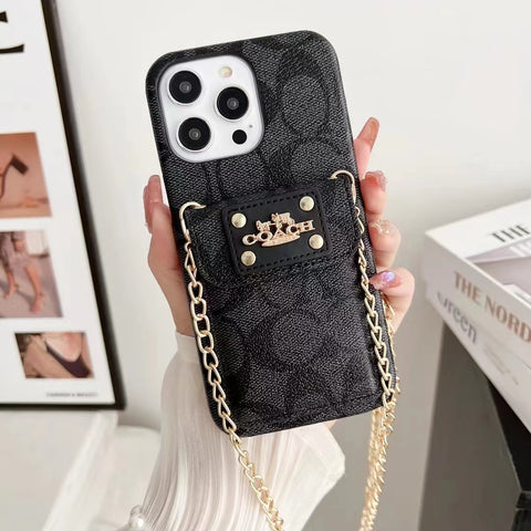 Luxury  Leather card  phone case for iphone