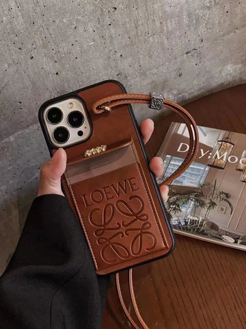 Luxury  Leather card  phone case for iphone